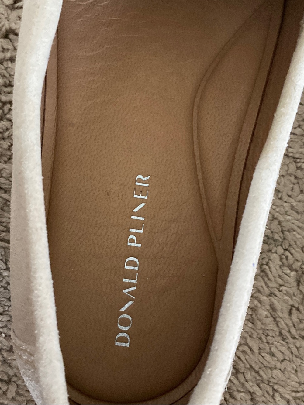 Donald J. Pliner Sand Suede Penny Loafers for Men - Picture 8 of 8